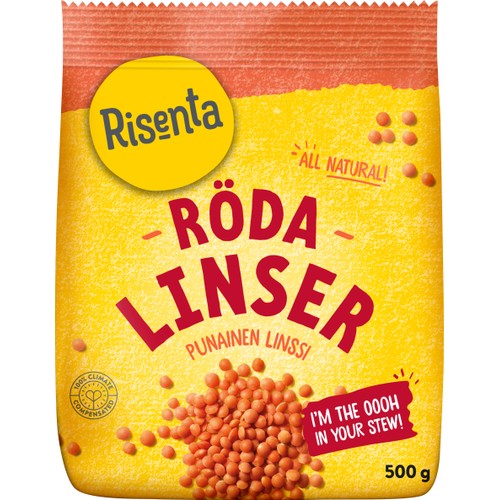 Röda linser 500g Risenta