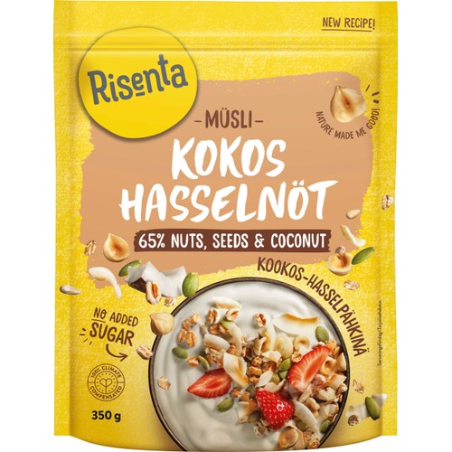 Müsli Kokos & Hasselnöt 350g Risenta