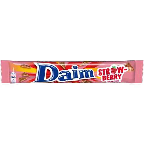 Chokladstycksak dubbel Jordgubb LTD 56g Daim
