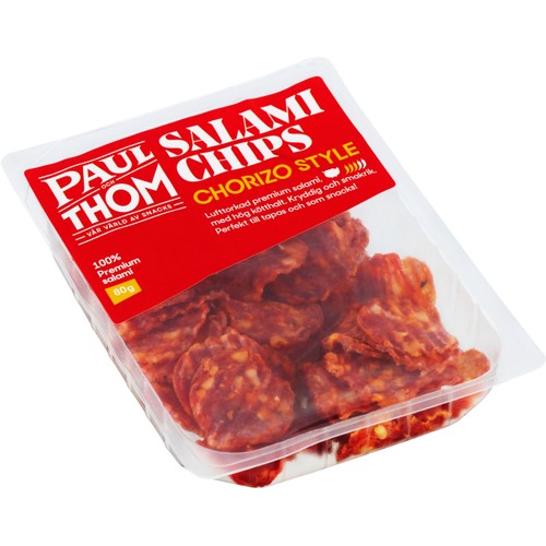Salamichips Chorizo 80g PAUL och THOM