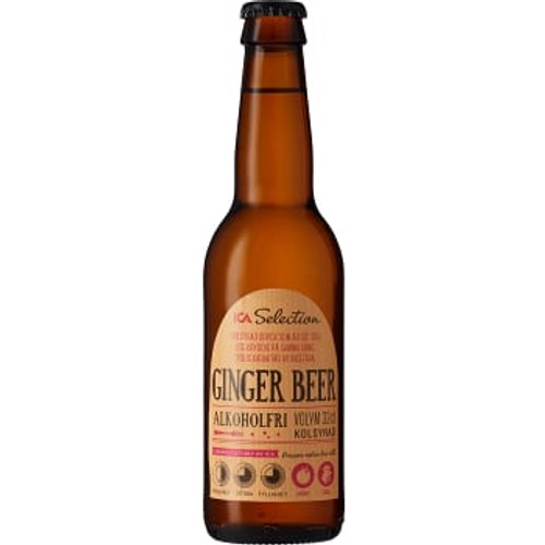 Måltidsdryck Ginger Beer Alkoholfri 33cl ICA Selection