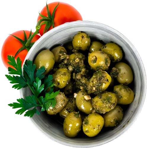 Vitlöksoliver Marinerade 125g Delikatessen