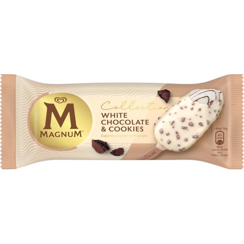Glasspinne White chocolate & cookies 1-p Magnum
