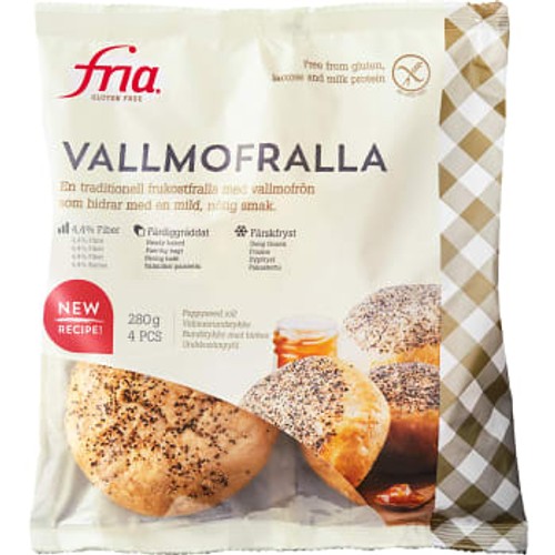 Vallmofralla Glutenfri Fryst 280g Fria
