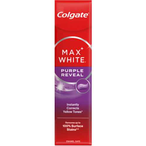 Tandkräm Max White Purple Reveal 75ml Colgate