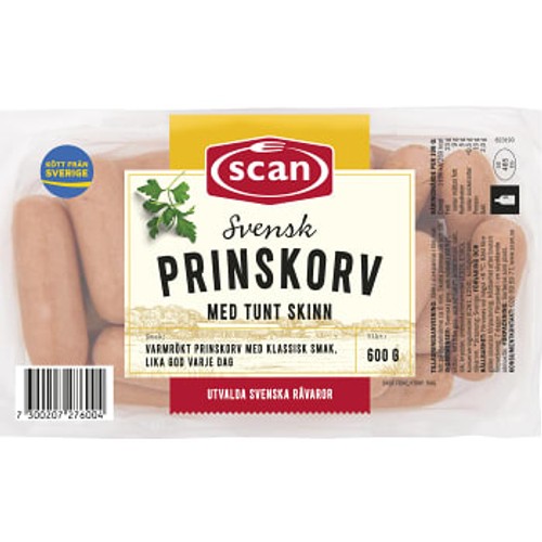 Prinskorv 600g Scan