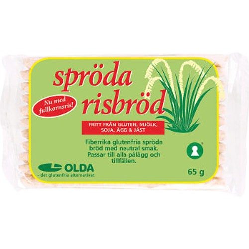 Risbröd Spröda 65g Oldana