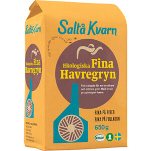 Havregryn Fina Ekologiska 650g Saltå Kvarn