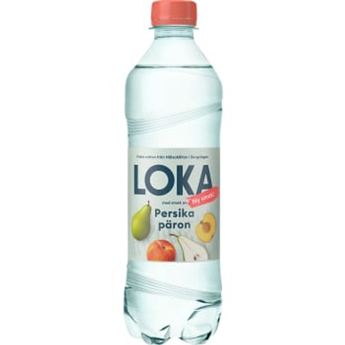 Kolsyrat Vatten Persika Päron 50cl Loka