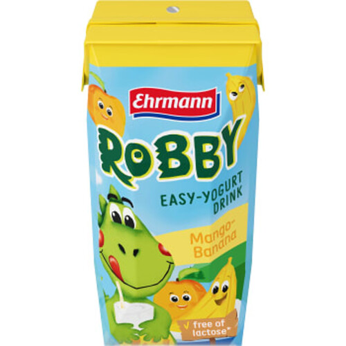 Yoghurtdryck Mango Banan Laktosfri 200ml Robby
