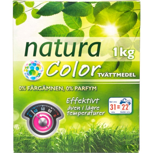 Tvättmedel Color 1kg NATURA