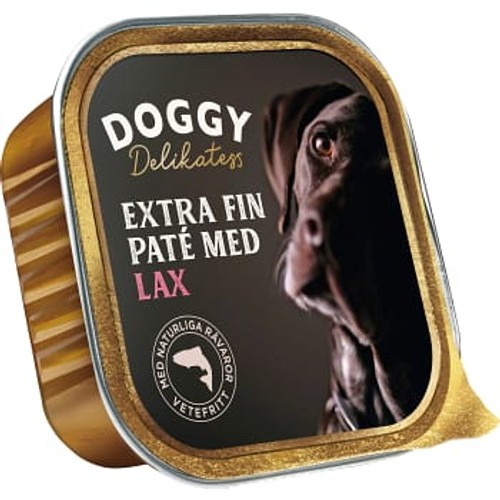Hundmat Delikatesspaté med Lax 150g Doggy Delikatess