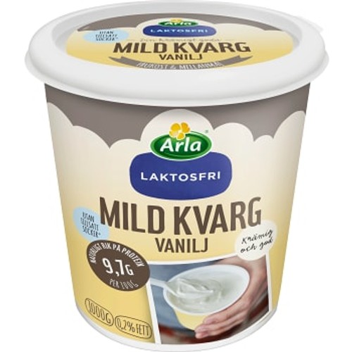Kvarg Vanilj Mild Laktosfri 1l Yalla