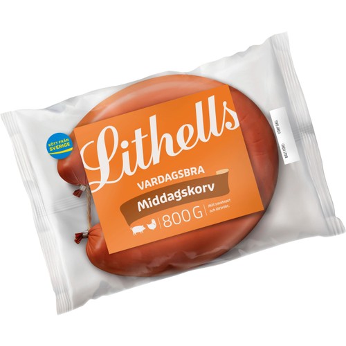 Middagskorv Vardagsbra Ring 800g Lithells