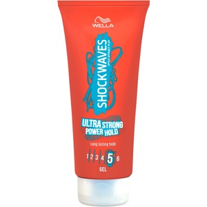 Hårgel Ultra Strong Power Hold Gel 200ml Shockwaves