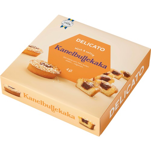 Kondisbitar Kanelbullekaka 4-p 200 g Delicato