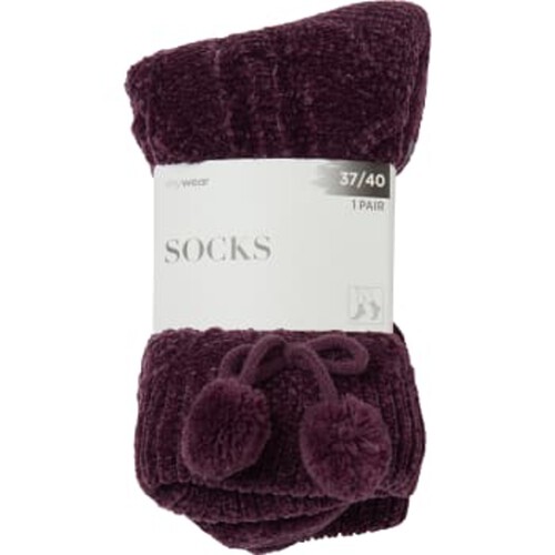 Socka fodrad svart 37/40 mywear