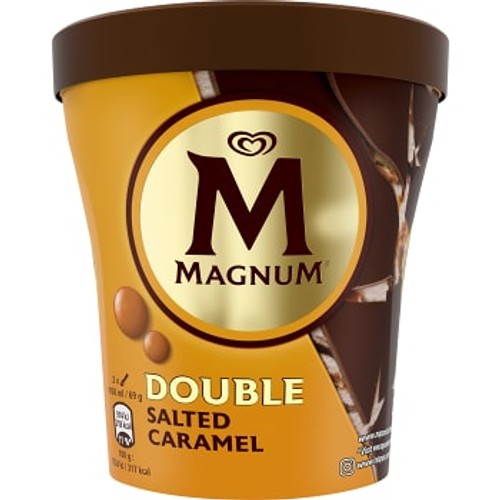 Glass Double Salted Caramel 440ml Magnum