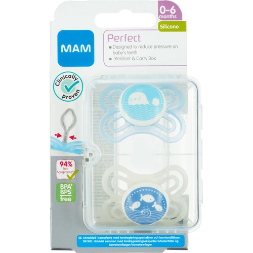 Napp Perfect Silikon 0-6mån MAM