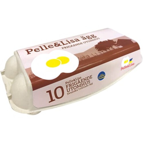 Ägg Frigående M/L 10-p Pelle & Lisa