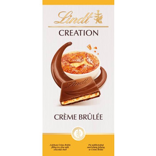 Chokladkaka CREATION Crème Brûlée Mjölkchoklad 150g Lindt