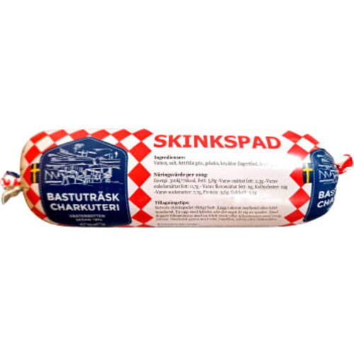 Äkta Skinkspad 500g Bastuträsk Charkuteri