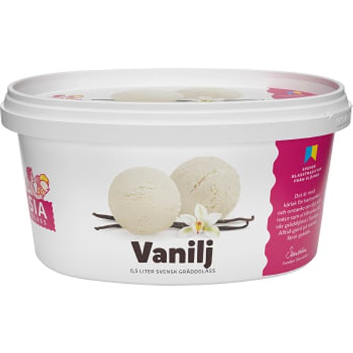 Gräddglass Vanilj 500ml SIA Glass