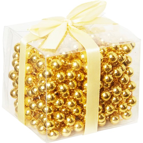 Pärlgirlang Guld 5m Festive