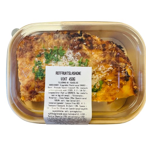 Rotfruktslasagne