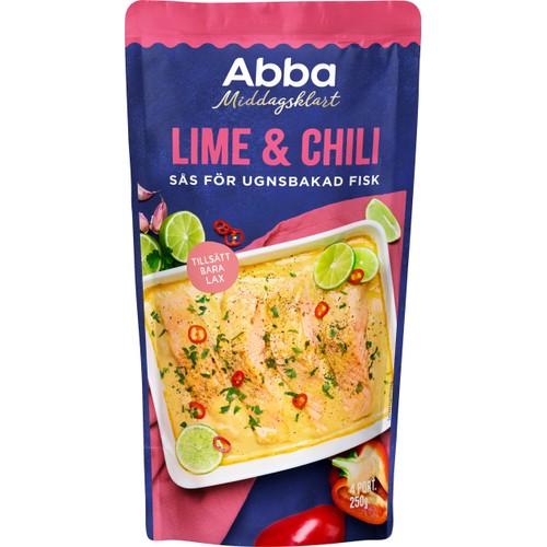 Lime Chilisås 250g Middagsklart Abba