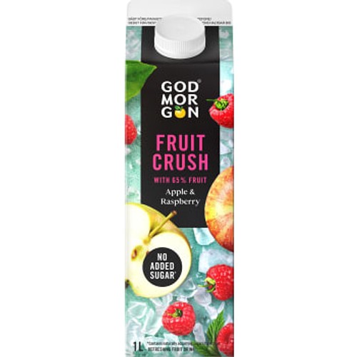 Fruktdryck Fruit Crush Äpple Hallon 1000ml God Morgon®