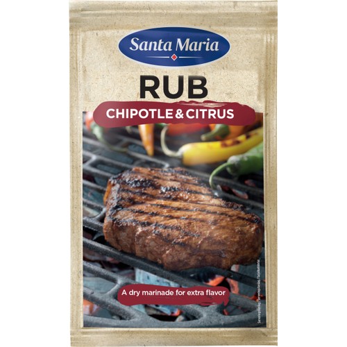 BBQ Rub Chipotle & citrus 22g Santa Maria