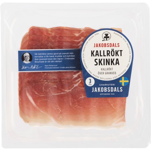 Skinka Kallrökt 70g Jakobsdals