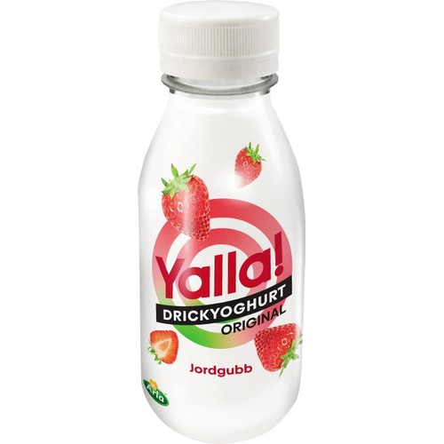 Drickyoghurt Yalla! Jordgubb 0,5% 350ml Yoggi®