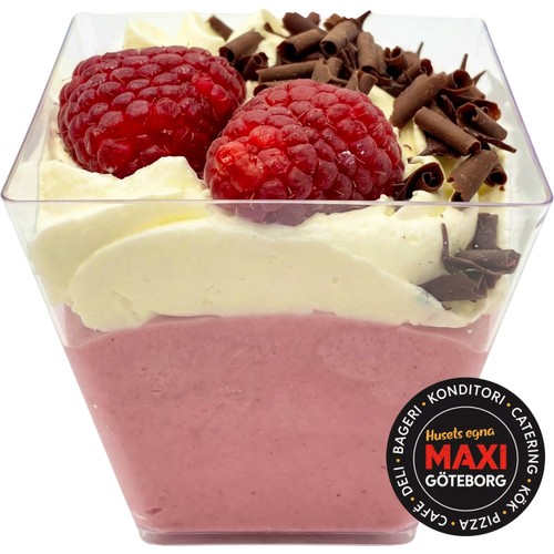 Dessertbägare Hallon 100g Eget bageri