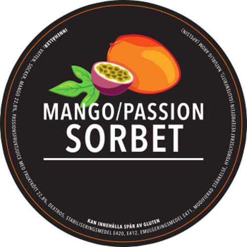 Mango/Passionsorbet 0,5l