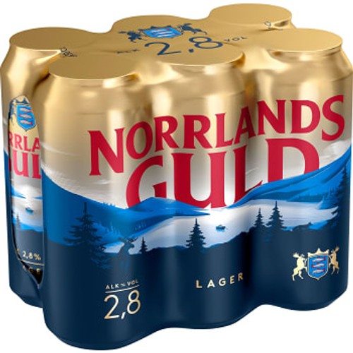 Öl 2,8% 50cl 6-p Norrlands Guld 