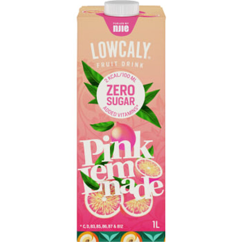 Fruktdryck Pink Lemonade Sockerfri 1l NJIE