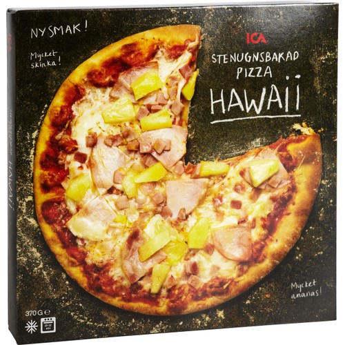Pizza Hawaii stenugnsbakad pizza 370g ICA