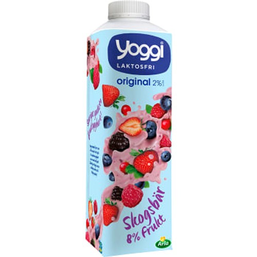 Skogsbär 2% Laktosfri 1l Yoggi