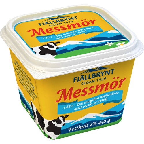Messmör Lätt 2% 450g Fjällbrynt