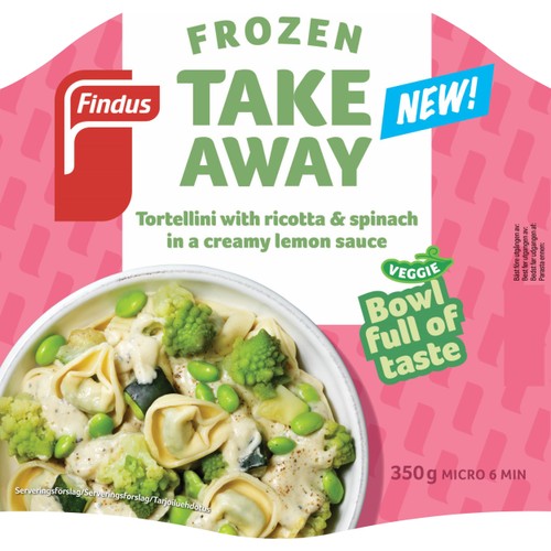 Tortellini med ricotta & spenat 350g Findus