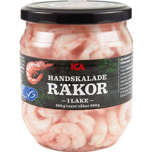 Räkor i lake Handskalade 280g ICA
