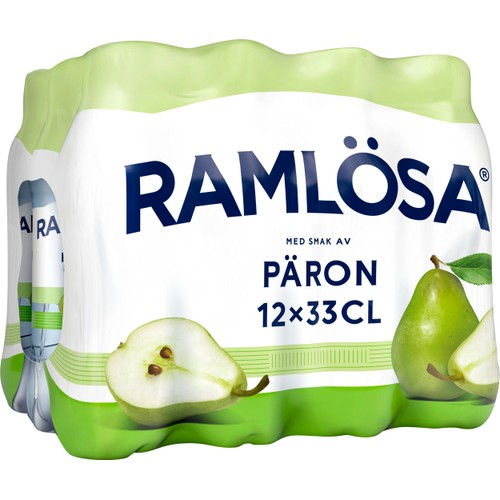 Vatten Kolsyrat Päron 33cl 12-p Ramlösa