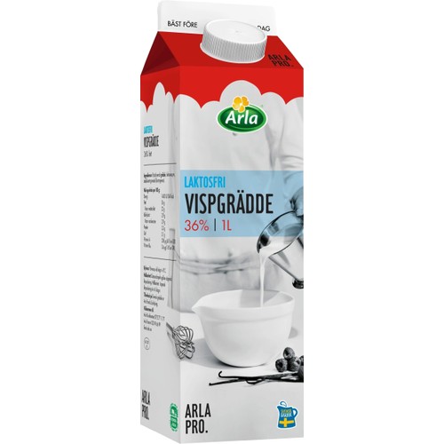 Vispgrädde 36% Laktosfri 1l Arla® Pro