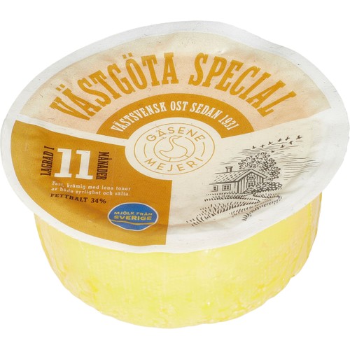 Västgöta Special 34% ca 1000g Gäsene Mejeri