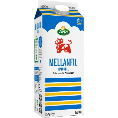 Mellanfil Naturell 1,5% 1500g Arla Ko®