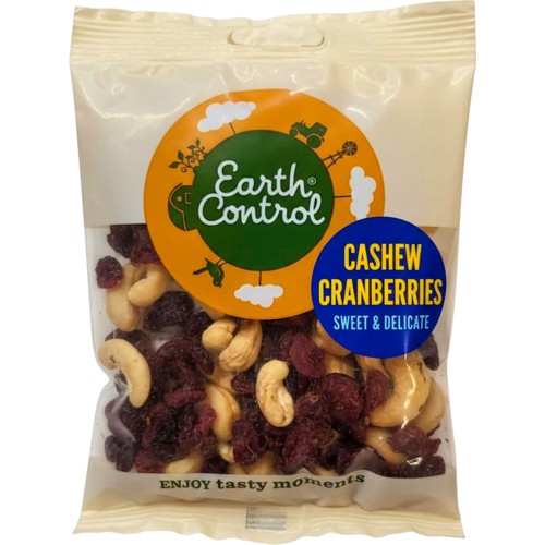 Snacksmix Cashew & Tranbär 125g Earth Control