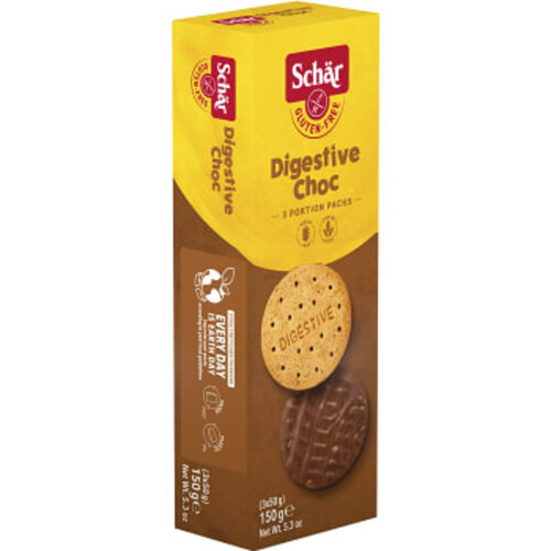 Digestive Choklad Glutenfri 150g Schär