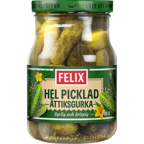 Ättiksgurka Hel 700g Felix